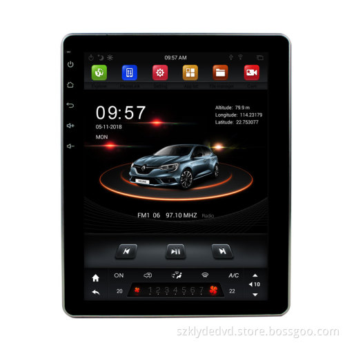 9.7 inch universal px6 android car multimedia system